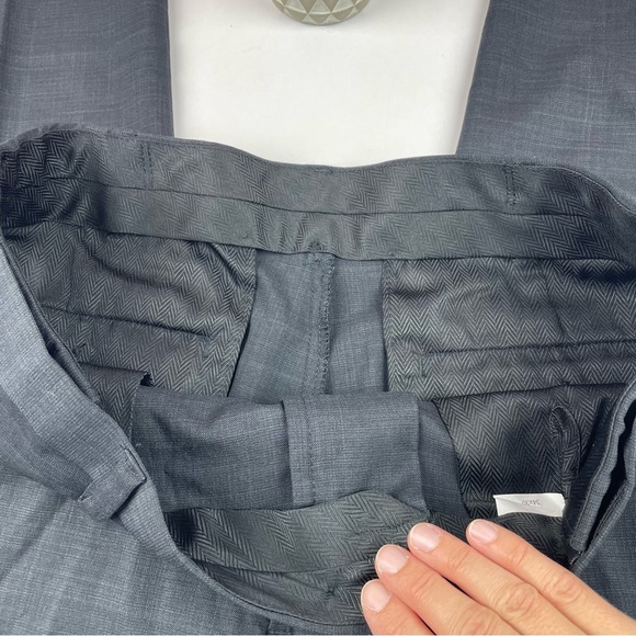 Savane Black Gray Dress Pants Men Size 34x30 - Picture 5 of 8